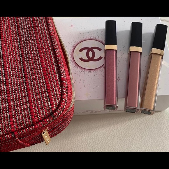 CHANEL 2022 Sheer Genius Lipgloss Trio Holiday Gift Set - Picture 3 of 3
